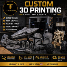 Custom 3D Printing Service Props Ships Models Helmets Cosplay FDM picture