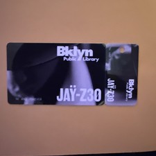 Jay Z30 ‘96 AND FOREVER Limited Edition Brooklyn Library Card Jay-Z Beyonce picture