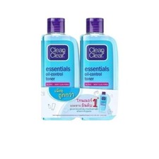 2x Clean & Clear Essentials Oil Control Toner Prevent Acne Facial Skin 100ml picture