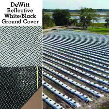 Dewitt Reflective White/Black WovenGround Cover 2FT,3FT,4FT,6FT,12FT x 300FT picture