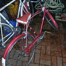 Huffy Bicycle Sports Man 1965 Sears 3 speed Very Nice Beautiful Red N White Boys picture