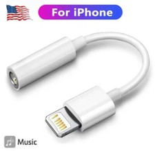 For Apple iPhone Headphone Adapter Jack 3.5mm Aux Cord Dongle picture