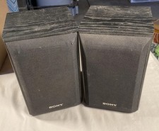 SONY SS-B1000 8 Ohms 120W Pair of Black Wood Bookshelf Speakers Sound System  picture