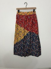 Carolyn Rothwell Vintage Floral Maxi Skirt Size Medium picture