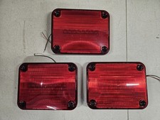 Whelen 900 Series Linear Super-LED R/R Solid Brake Light Flush Mount Set of 3 picture