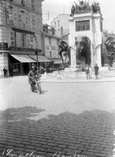 Louie McLean Douglas passes through Place des �l�phants Chamb�ry F- Old Photo picture