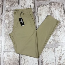 Rhone Commuter Pants Men’s 34x33 Beige Skinny Performance Stretch NWT 100541 picture