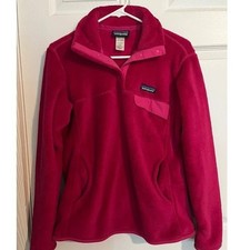 Patagonia Re-Tool Snap-T Pullover Women's M Cupcake Pink Fleece FA14 picture