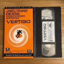 Alfred Hitchcock Vertigo VHS 1997 Widescreen 1958 Rare OOP Limited Edition picture