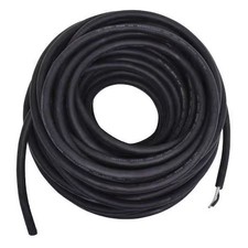 Zoro Select 20Py75 Portable Cord, Soow, 12 Awg, 2 C, Black, Rubber, Stranded,, picture