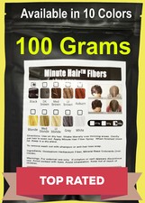 Hair Fibers 100g Refill Black Brown Blond Gray White Auburn Minute Hair™ Filler  picture