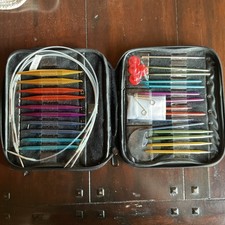 BOYE NEEDLEMASTER COMPLETE SET INTERCHANGEABLE KNITTING NEEDLES WITH CASE picture