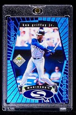 Ken Griffey Jr. BLUE COLOR MATCH FOIL CARD Seattle Mariners picture