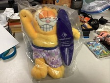 USA Funds Advertising Garfield Wave Rider & Surfboard Plush With Tags 7