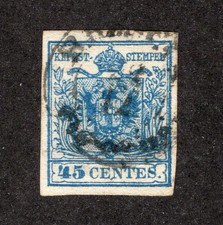 Austria - Sc# 6c Used  - Type II         /             Lot 0526224 picture
