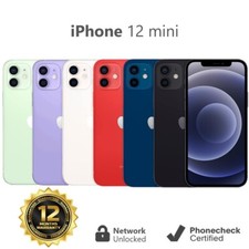 Apple iPhone 12 mini - 64 GB | 128GB | 256GB - (Unlocked) Smartphone - Excellent picture