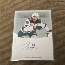 Upper Deck 2025-26 SP Authentic Sign of the Times Jared Spurgeon Auto #SOTT-JR picture