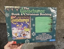The Goosebumps  Book And Christmas Stocking VINTAGE 1997 picture