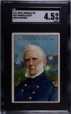 1911 T68 Heroes Of History General Winfield Scott RB SGC 4.5  picture