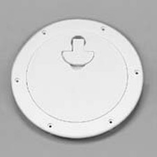 Bomar G840W 8 Inch Locking Deck Plate Stark White Marine Hardware picture