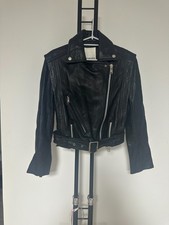 Tomboy Brand Vintage Women's Motorcycle Rider Real Leather Jacket, Lambskin Top picture