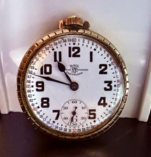 Ball Official RR Standard 435C 21J Pocket Watch Railroad Grade Gold Filled Case picture