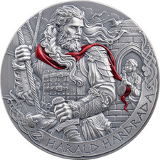 Harald Hardrada The Way to Valhalla 2 oz Silver Coin CFA Cameroon 2026 picture
