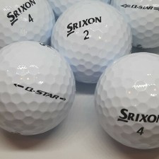 24 AAAAA (5A) Srixon Q Star / QsTour White Used Golf Balls. In MINT CONDITION picture