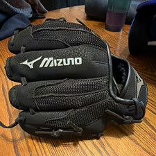 Mizuno Prospect GPP900Y3 Power Close 9in Leather Black Baseball/Softball picture