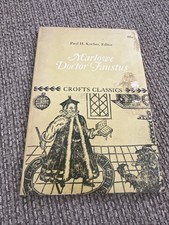 1950 The Tragical History of Doctor Faustus paperback Marlowe Crofts Classics picture