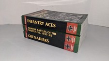 WWII Grenadiers Battles Of Waffen Infantry Aces Stackpole Military Books Lot 3 picture