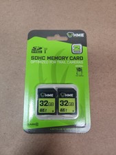 2 Pack HME 32GB SD Card For Trail Cameras Class 10 New Sealed picture