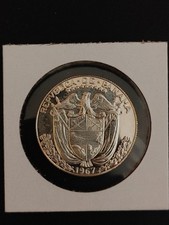 1967 Silver Proof 1/2 Balboa  picture