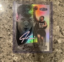 Jason Williams White Chocolate Flair Showcase On Card Auto, Sacramento Kings #55 picture