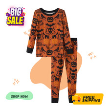 SALE-Little Sleepies Midnight Mischief 2 Piece Pajama Set Bamboo Halloween PJs picture