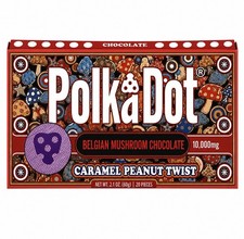PolkaDot Mushroom Belgian Milk - Caramel Peanut 10,000mg 20 pieces | Authentic picture