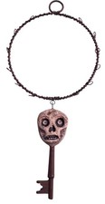 Bethany Lowe Debra Schoch Hop Hop Jingle Boo Skeleton Key Holder Halloween picture