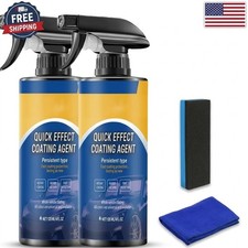 2X Car Coating Spray Quick Acting Paint Protection Shine Hydrophobic Formula US picture