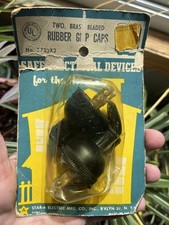 Vtg 1961 Star-A Electric Mfg Co Rubber Grip Electrical Caps NIP MCM  *READ* picture
