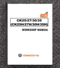 25 27 30 35 Tractor Technical Repair Service Manual Fits CK25 CK27 CK30 CK35 picture