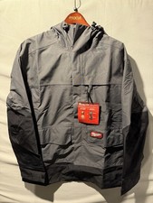 Milwaukee Hydrobreak Mens Rain Jacket Large Gray Waterproof picture