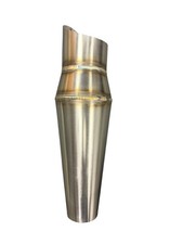 2.5” Custom Megaphone Reverse Cone Pipe Exit 304 Stainless Steel picture