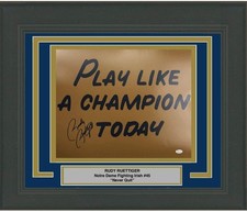 FRAMED Autographed RUDY RUETTIGER Play Like Champion 16x20 Photo JSA COA picture