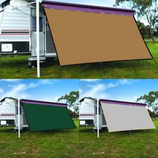 Shatex 90% UV RV Awning Screen Shade Panel Kit Sunblock Shade Drop for Privacy picture