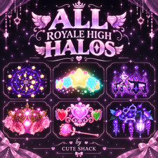 💖ALL ROYALE HIGH HALOS- CHEAPEST, FASTEST, SAFE+ FREE STICKERS (check desc) picture