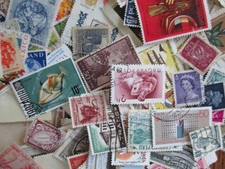 HENRY'S STAMPS - 50 DIFFERENT WORLD WIDE - LARGE/SMALL - USED/OFF PAPER -  picture