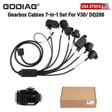 GODIAG Gearbox Cables 7-in-1 Set for V30/ DQ200/ DL501/VL300/ VL381/ DQ500/DQ250 picture
