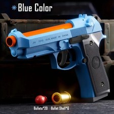 M92 Toy Pistol Soft Bullet Gun Shell Ejecting Blowback Outdoor Shooting Game picture