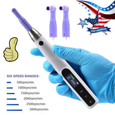 Dental Cordless Electric Hygiene Prophy Handpiece 360° Swivel + 2 Prophy Angles picture