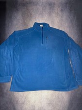 Vintage y2k Blue L.L.Bean fleece pullover picture